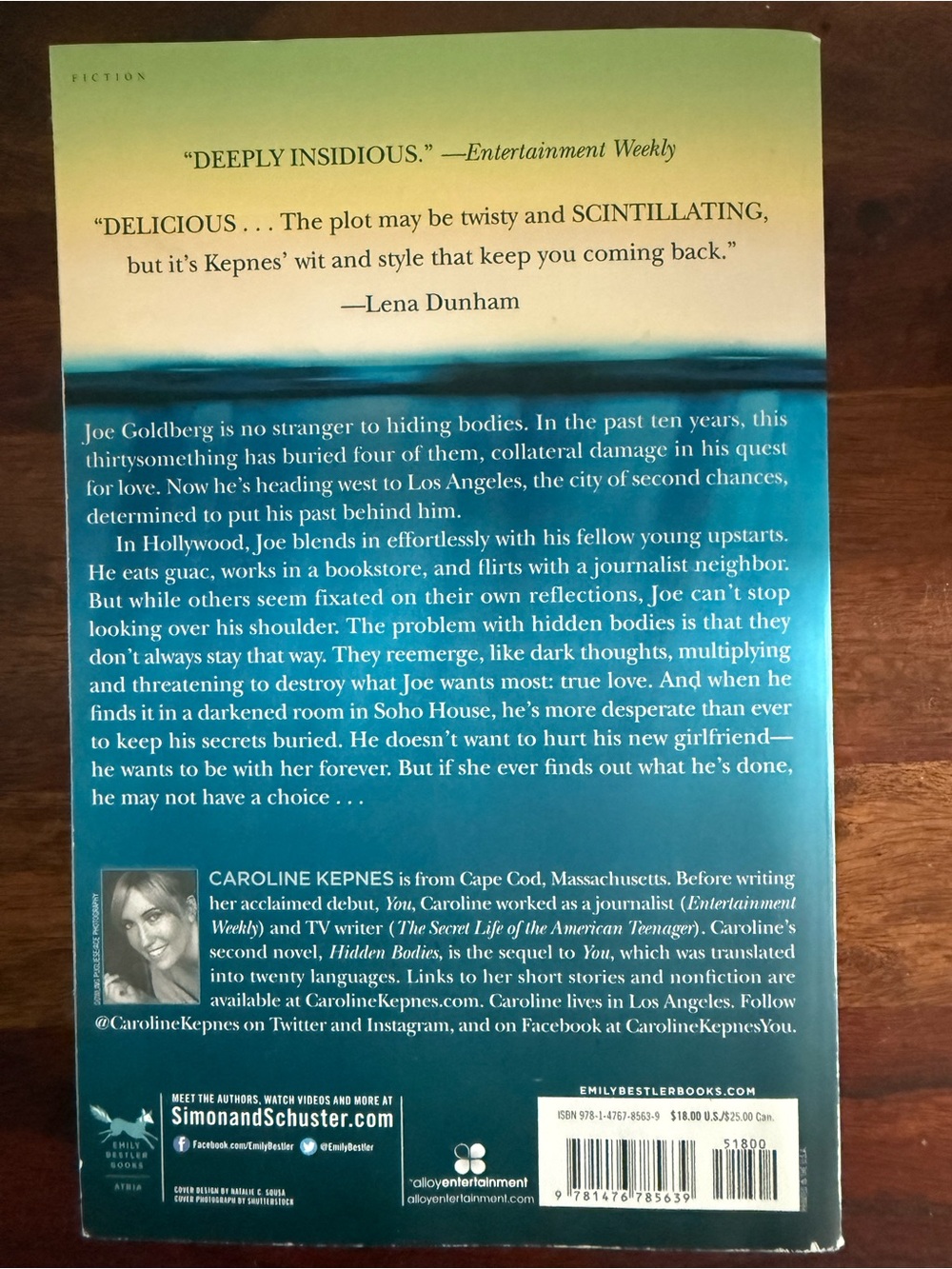 You — Blue Gradient Paperback Back Cover - Picture 3 of 3
